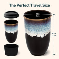 Monsoon 12 oz Ceramic Travel Mug