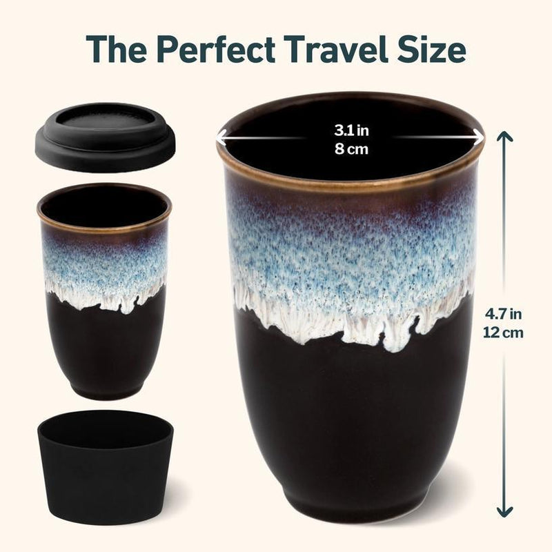 Monsoon 12 oz Ceramic Travel Mug