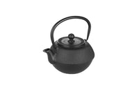 Black Cast Iron Teapot