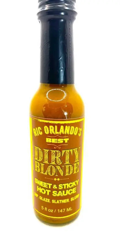 Dirty Blonde Sweet and Sticky Hot Sauce.