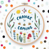 Change is Coming Embroidery Kit