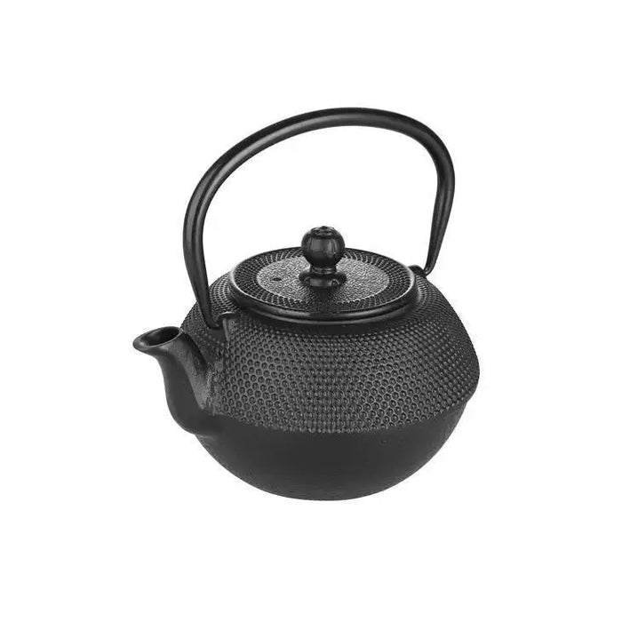 Black Cast Iron Teapot