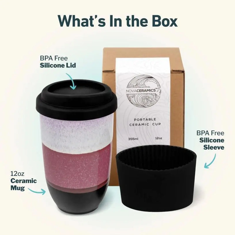 Eclipse 12oz Ceramic Travel Mug