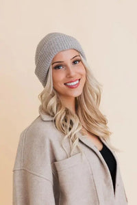 Recycled Yarn Winter Beanie - Eco-Conscious Style