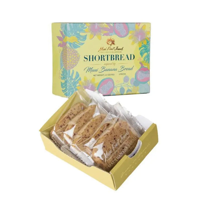 Maui Banana Bread Shortbread 5 Pieces