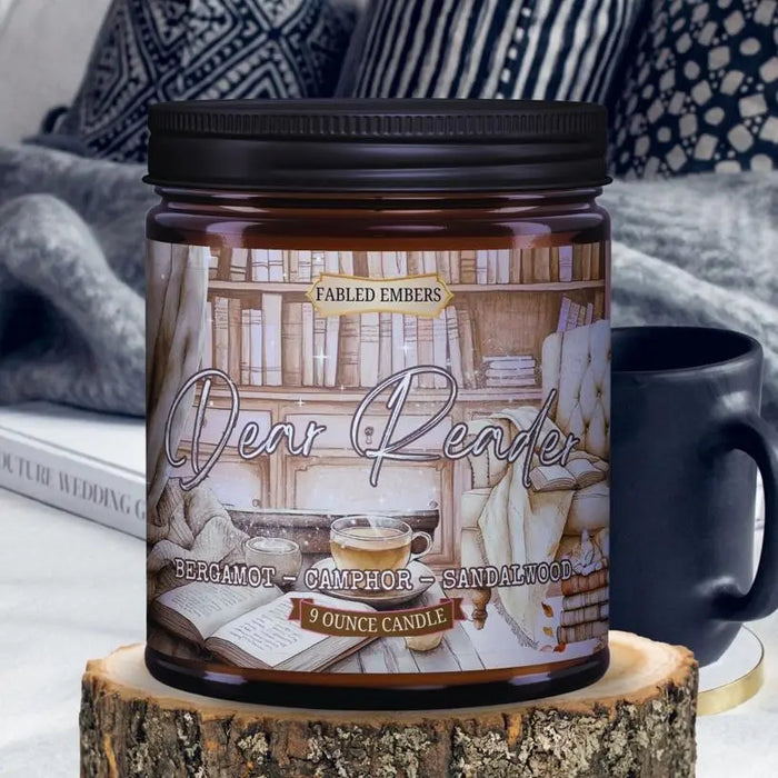 Dear Reader Bookish 9 oz Coconut Soy Candle