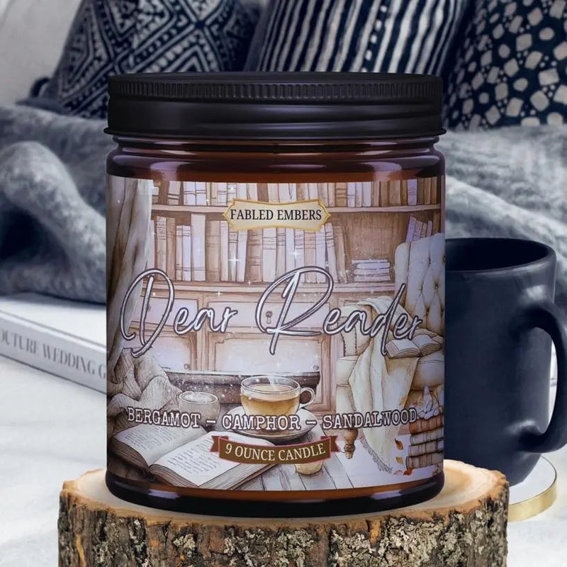Dear Reader Bookish 9 oz Coconut Soy Candle