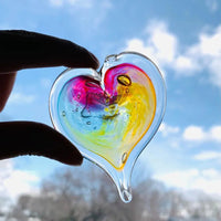 Small Glass Hearts