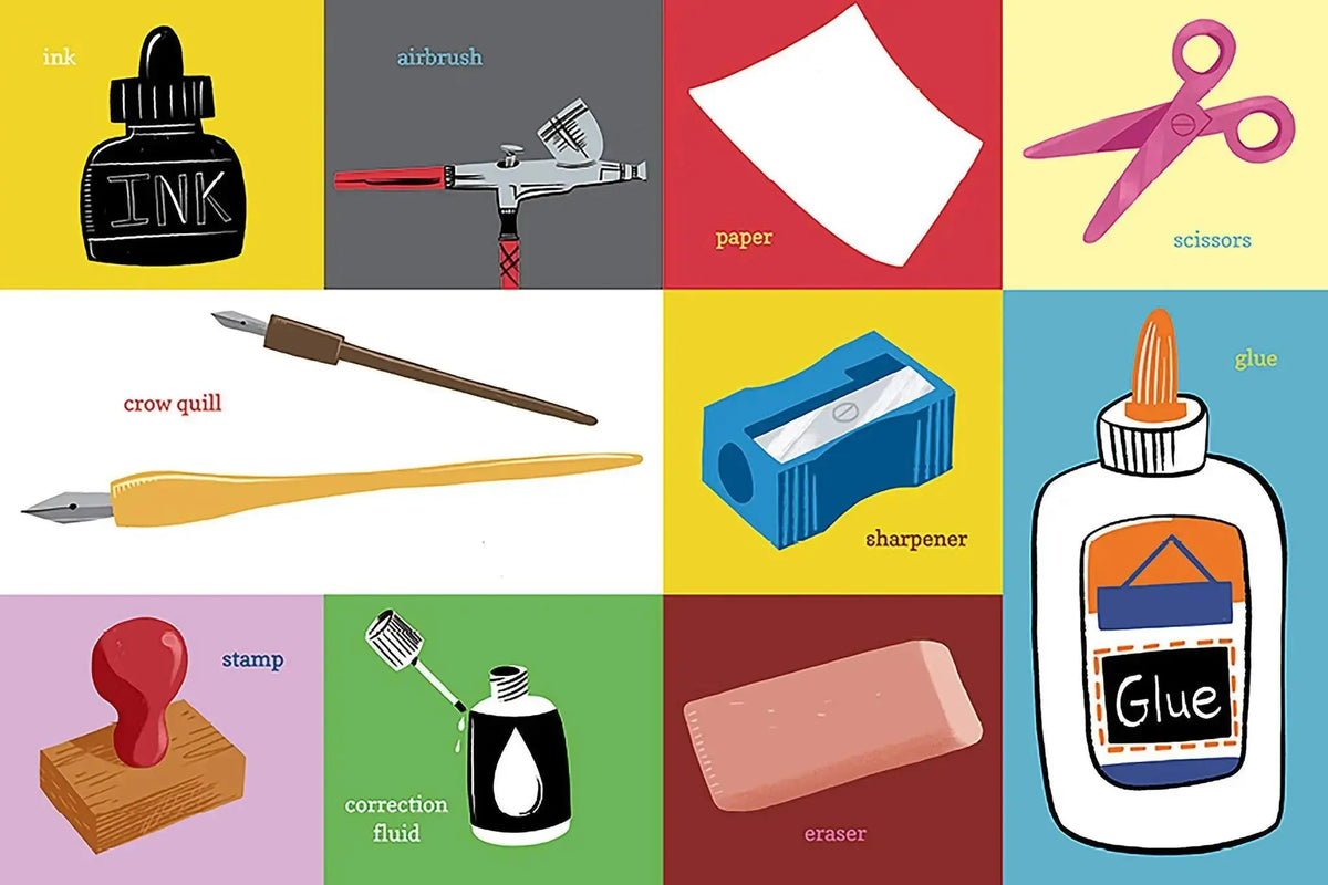 100 First Words for Little Artists - My SensibiliTeas-board book from Familius