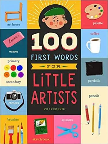 100 First Words for Little Artists - My SensibiliTeas-board book from Familius