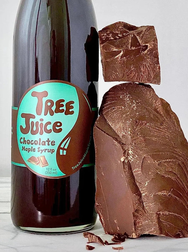 12 oz Chocolate Infused Tree Juice Maple Syrup - My SensibiliTeas - New York Maple Syrup from Tree Juice