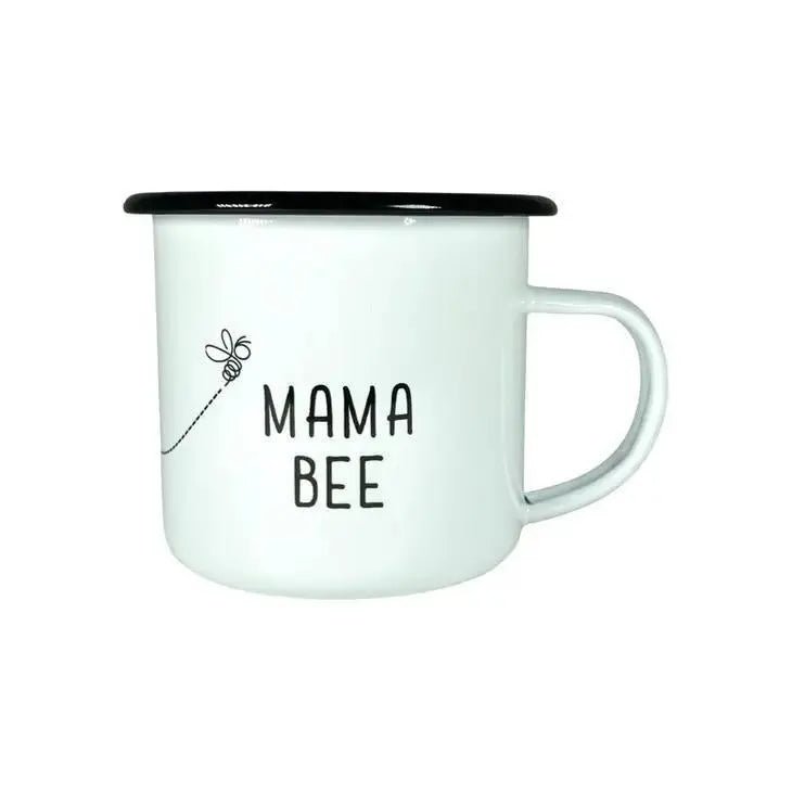 12 oz Enamel Mama Bee Mug - My SensibiliTeas - enamel mug from Sister Bee's