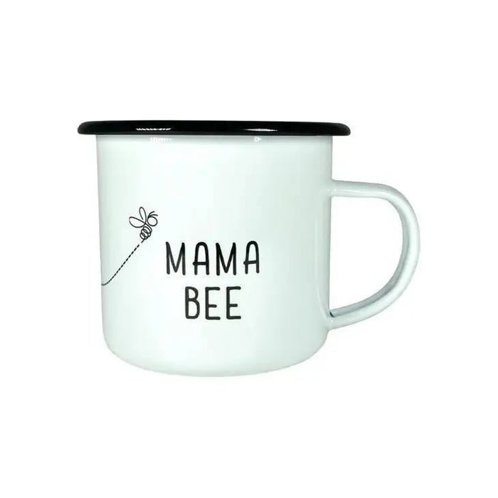 12 oz Enamel Mama Bee Mug - My SensibiliTeas - enamel mug from Sister Bee's