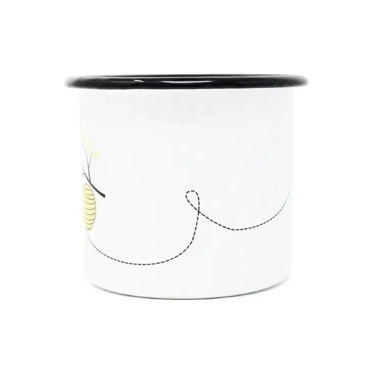 12 oz Enamel Mama Bee Mug - My SensibiliTeas - enamel mug from Sister Bee's