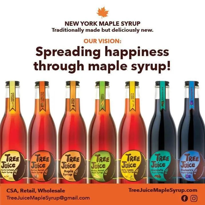 12 oz Pure Tree Juice Maple Syrup - My SensibiliTeas - New York Maple Syrup from Tree Juice