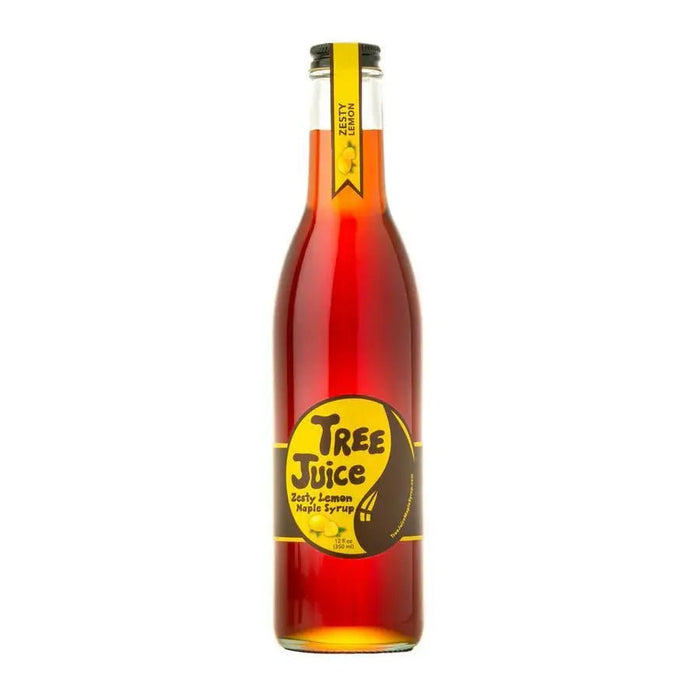 12 oz Zesty Lemon Infused Tree Juice Maple Syrup - My SensibiliTeas - New York Maple Syrup from Tree Juice