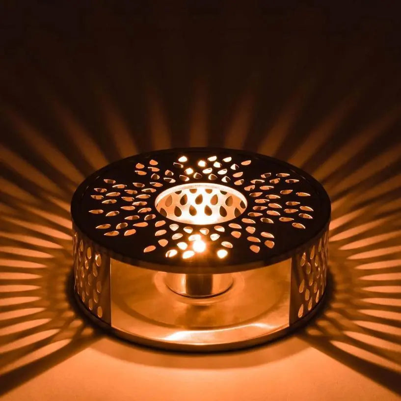 Stainless Steel Leaf Teapot Warmer