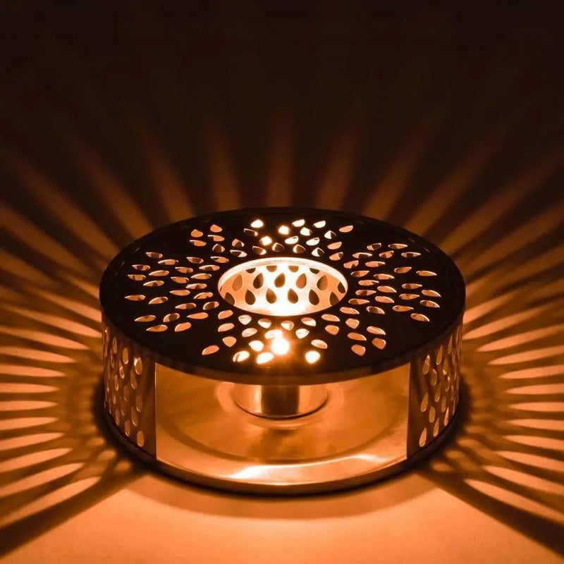 Stainless Steel Leaf Teapot Warmer