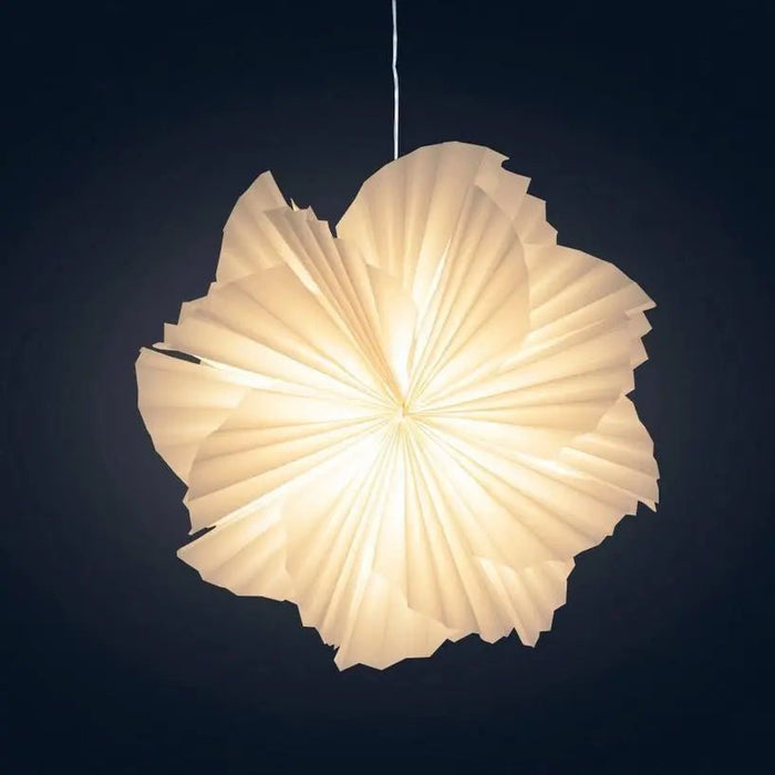 16 Inch Frosted Mylar Snowflake Hanging Light - My SensibiliTeas - home decor from Artschatz