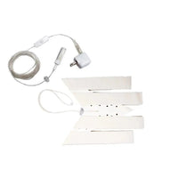 16 Inch Frosted Mylar Snowflake Hanging Light - My SensibiliTeas - home decor from Artschatz