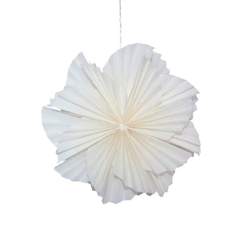 16 Inch Frosted Mylar Snowflake Hanging Light - My SensibiliTeas - home decor from Artschatz
