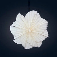 16 Inch Frosted Mylar Snowflake Hanging Light - My SensibiliTeas - home decor from Artschatz