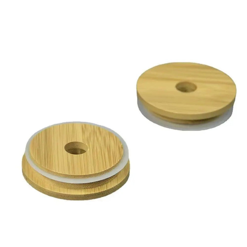 16 oz Borosilicate Glass with Bamboo Lid & Glass Straw - My SensibiliTeas - cup from varies