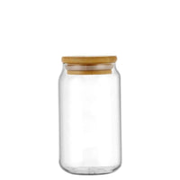 16 oz Borosilicate Glass with Bamboo Lid & Glass Straw - My SensibiliTeas - cup from varies