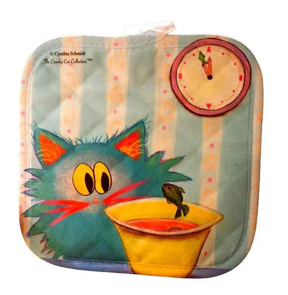Cranky Cat Pot Holders