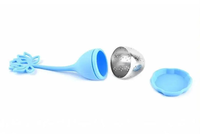Blue Lotus Silicone and Stainless Steel Infuser