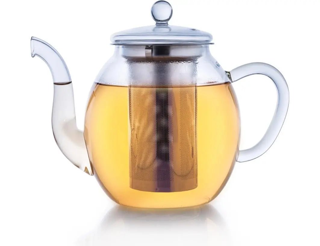 1L Glass Teapot with Infuser - My SensibiliTeas - glass teapot from Creano