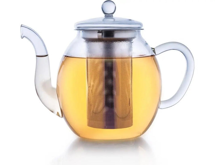 1L Glass Teapot with Infuser - My SensibiliTeas - glass teapot from Creano