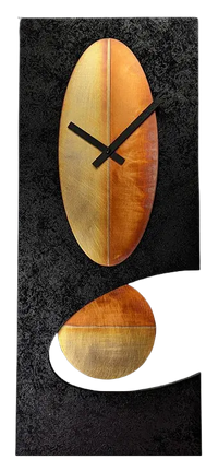 Black 24 Oval Pendulum Clock