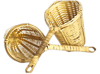 2.5 inch bamboo strainer - My SensibiliTeas - bamboo tea strainer from SensibiliTeas