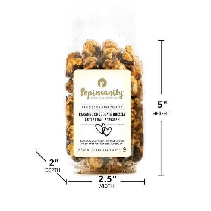 2.5 oz Bag Gourmet Popcorn - My SensibiliTeas - caramel popcorn from Popinsanity Popcorn & Confections