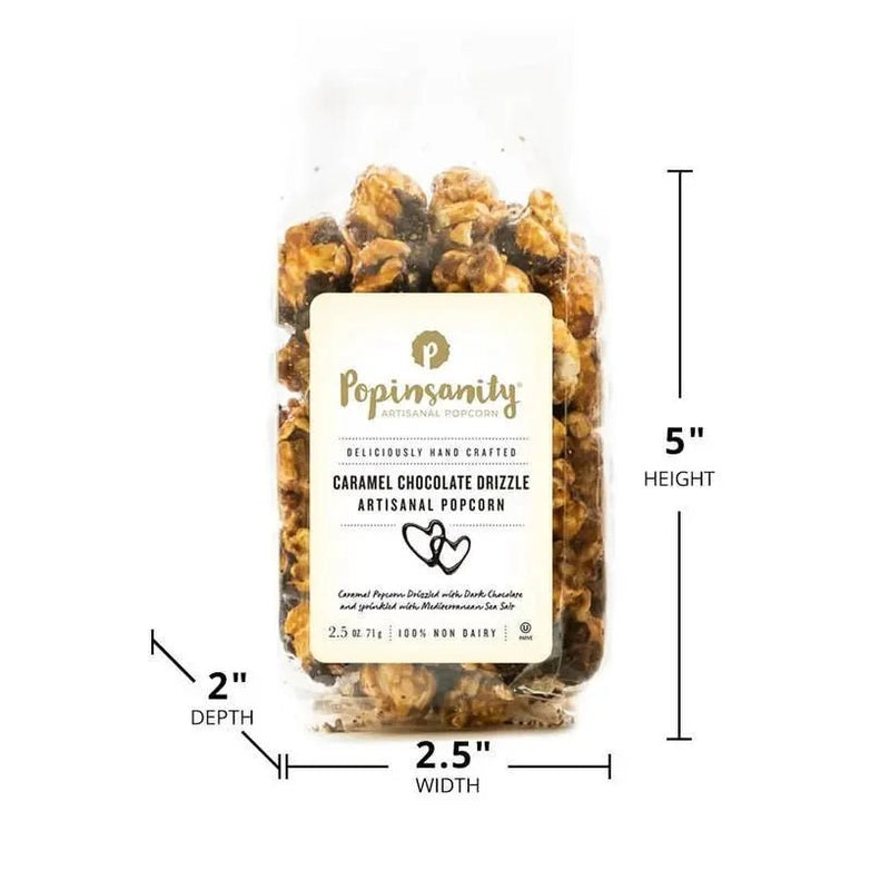 2.5 oz Bag Gourmet Popcorn - My SensibiliTeas - caramel popcorn from Popinsanity Popcorn & Confections