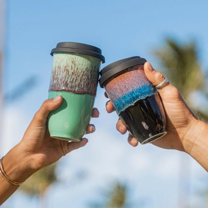 Monsoon 12 oz Ceramic Travel Mug