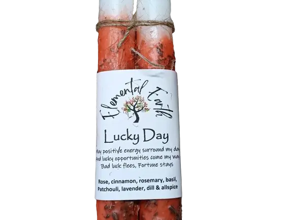 Lucky Day Herbal Intention Candles