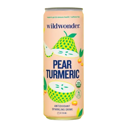 Pear Turmeric Sparkling Antioxidant Drink