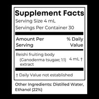 Wild Organic Reishi Tincture (4oz)