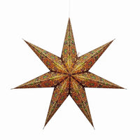 Brown Green Cathedral Star Lantern