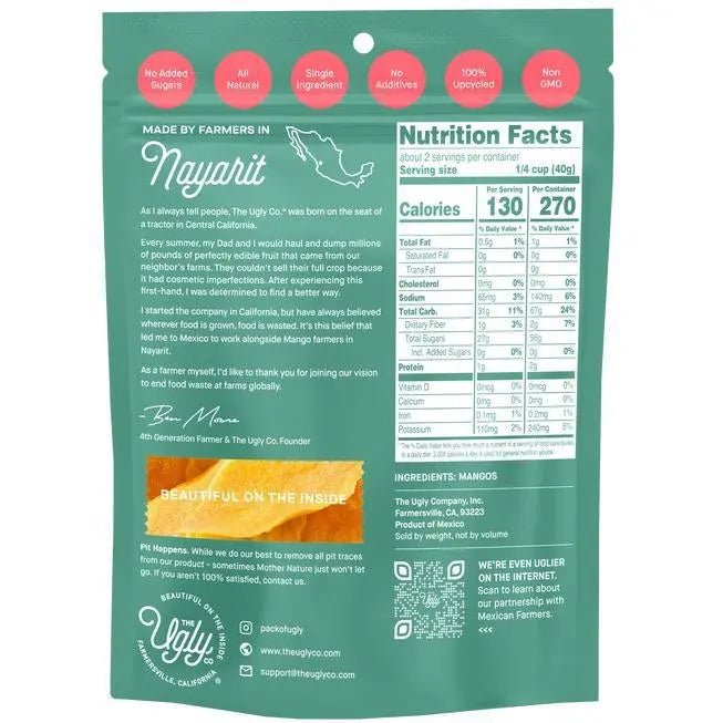 3 oz Dried & Sliced Mangos - My SensibiliTeas - dried fruit from Hello! I'm Ugly