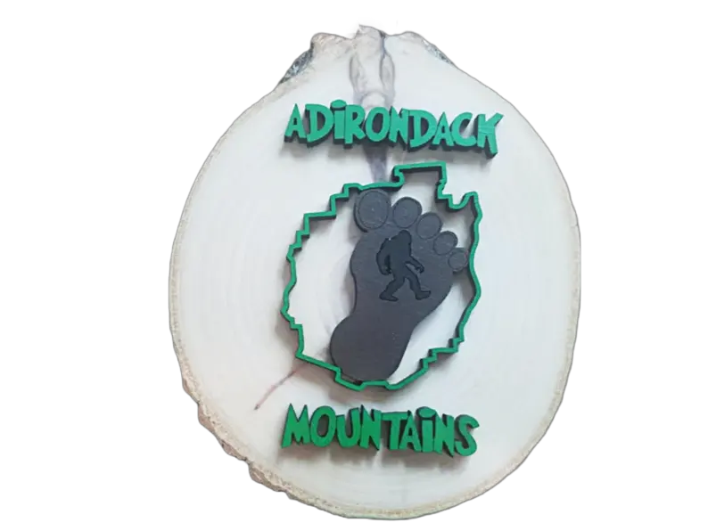 Adirondack Mountains Bigfoot Footprint Magnet