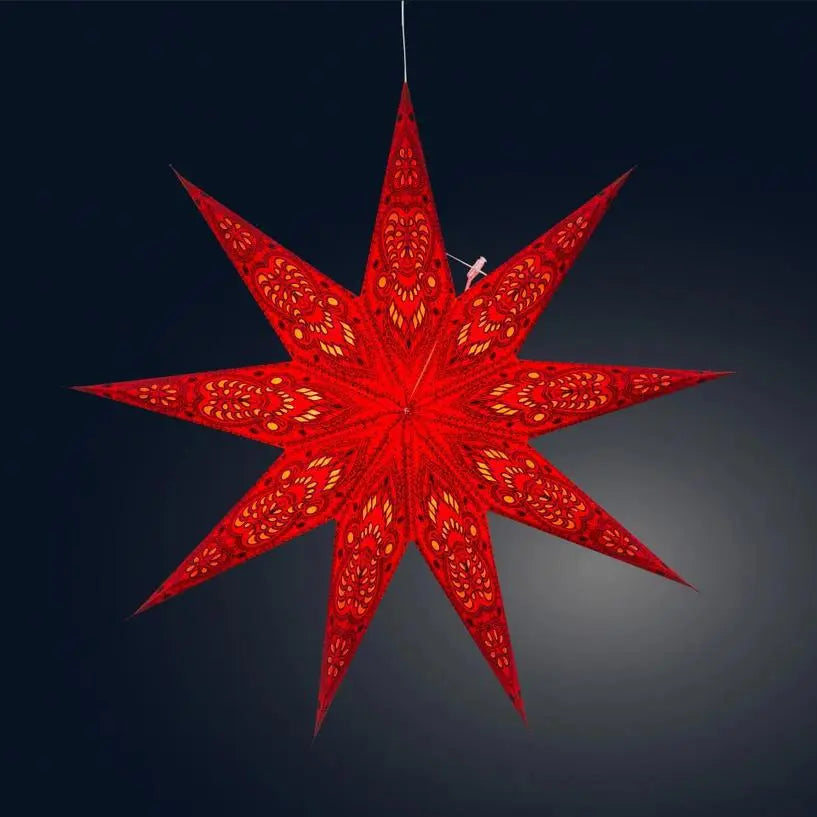 Phoenix Red Paper Star Lantern