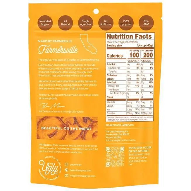 3oz Dried & Sliced Apricots - My SensibiliTeas - dried fruit from Hello! I'm Ugly