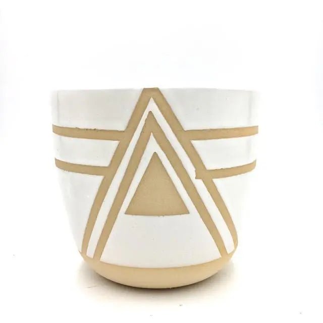 4" Wonky Prism Plant Pot/Planter - My SensibiliTeas - handmade planter from Ruby Farms Pottery