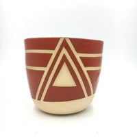 4" Wonky Prism Plant Pot/Planter - My SensibiliTeas - handmade planter from Ruby Farms Pottery