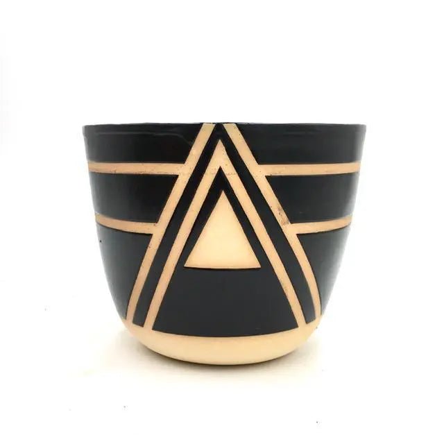 4" Wonky Prism Plant Pot/Planter - My SensibiliTeas - handmade planter from Ruby Farms Pottery