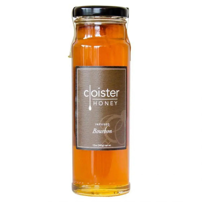 12oz Bourbon Infused Honey