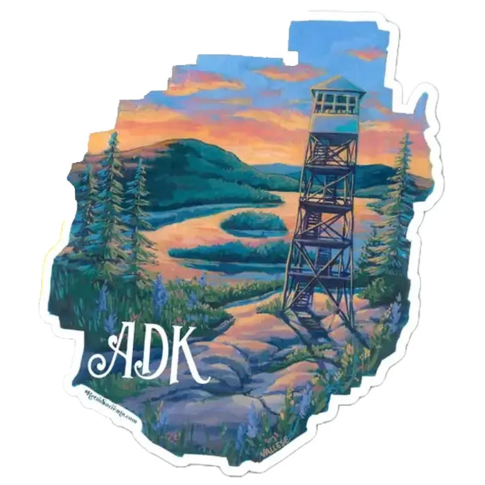 Adirondack Park Fire Tower Magnet 4" Tall